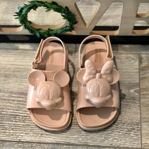 Minnie/Mickey Mouse Mini Melissa Slide Sandals